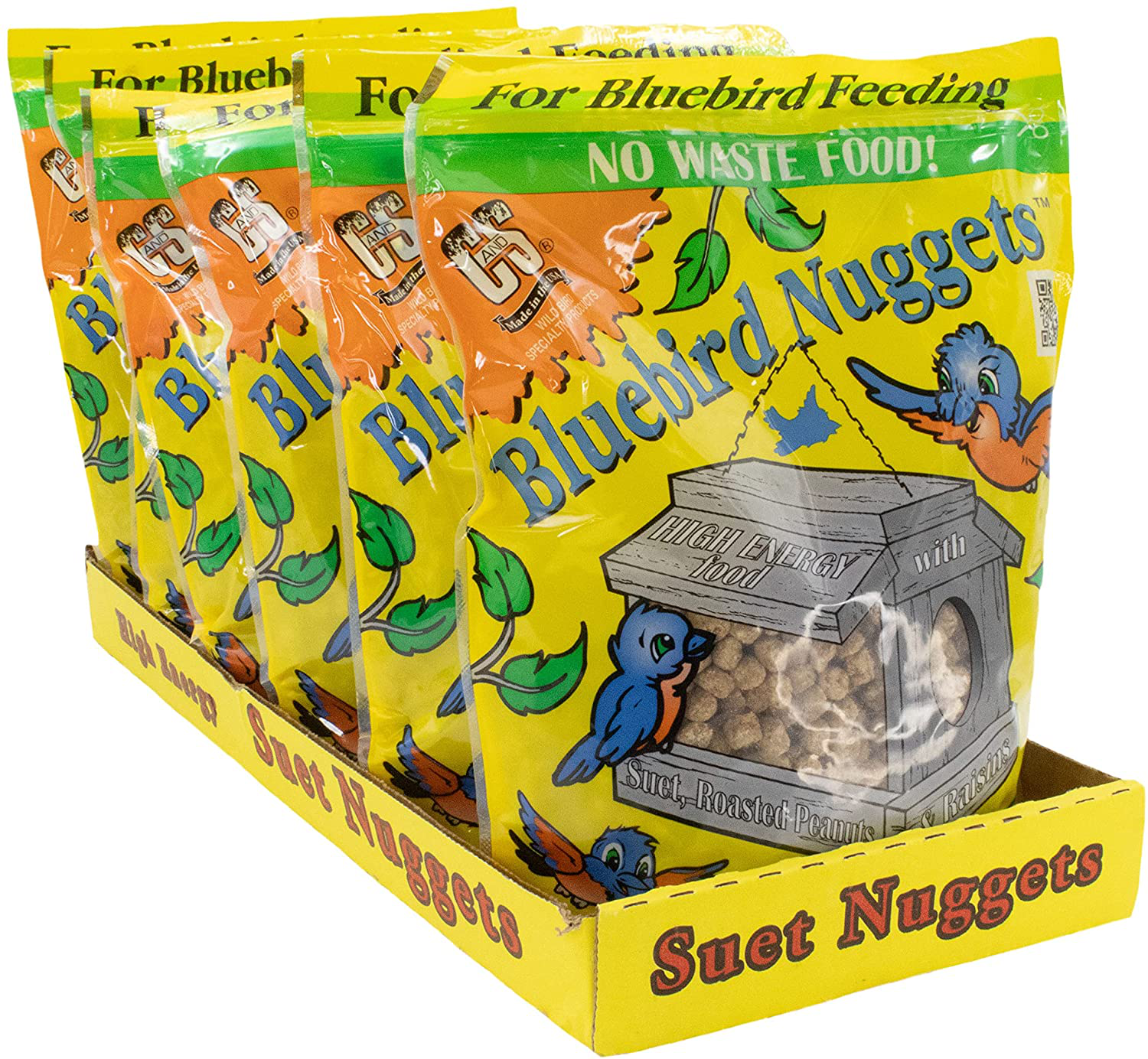 C&S Wild Bird Food Nuggets 27 Ounces, 6 Pack Animals & Pet Supplies > Pet Supplies > Bird Supplies > Bird Treats C&S   