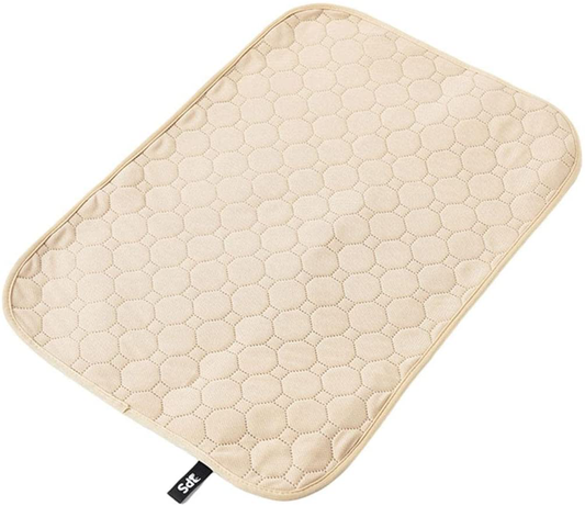 NC Cat Litter Mat Litter Trapping Mat Large Size Urine Waterproof Non-Slip Cat Foot Pad Breathable Washable Hanging Four-Layer for Litter Boxes Animals & Pet Supplies > Pet Supplies > Cat Supplies > Cat Litter Box Mats N\C Beige Medium 