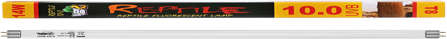 LUCKY HERP 15Inch 14W T8 UVB 10.0 Reptile Light, UVA UVB Bulb, Fluorescent Lamp for Reptiles Amphibian