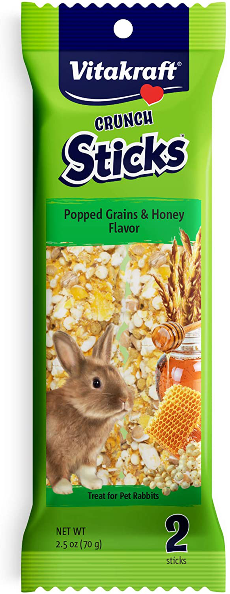 Vitakraft Rabbit Sticks and 4-Ounce Bag Animals & Pet Supplies > Pet Supplies > Small Animal Supplies > Small Animal Treats Vitakraft Popcorn Sticks 3 oz 