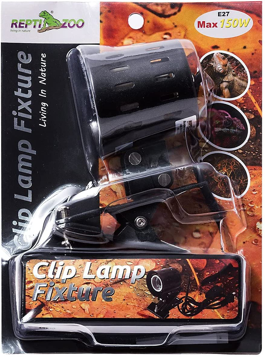 REPTI ZOO Reptile Clip Clamp Lamp Fixture 360-Degree Reptile Light Fixture Rotating Adjustable Lamp Holde Fixture for Habitat Lighting & Heat Lamp Animals & Pet Supplies > Pet Supplies > Reptile & Amphibian Supplies > Reptile & Amphibian Habitats REPTI ZOO   