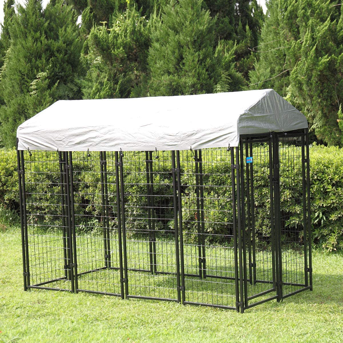 Sandinrayli Large Outdoor Dog Kennel Cat Pet Shelter Waterproof Cover Shade Enclosure House Cage