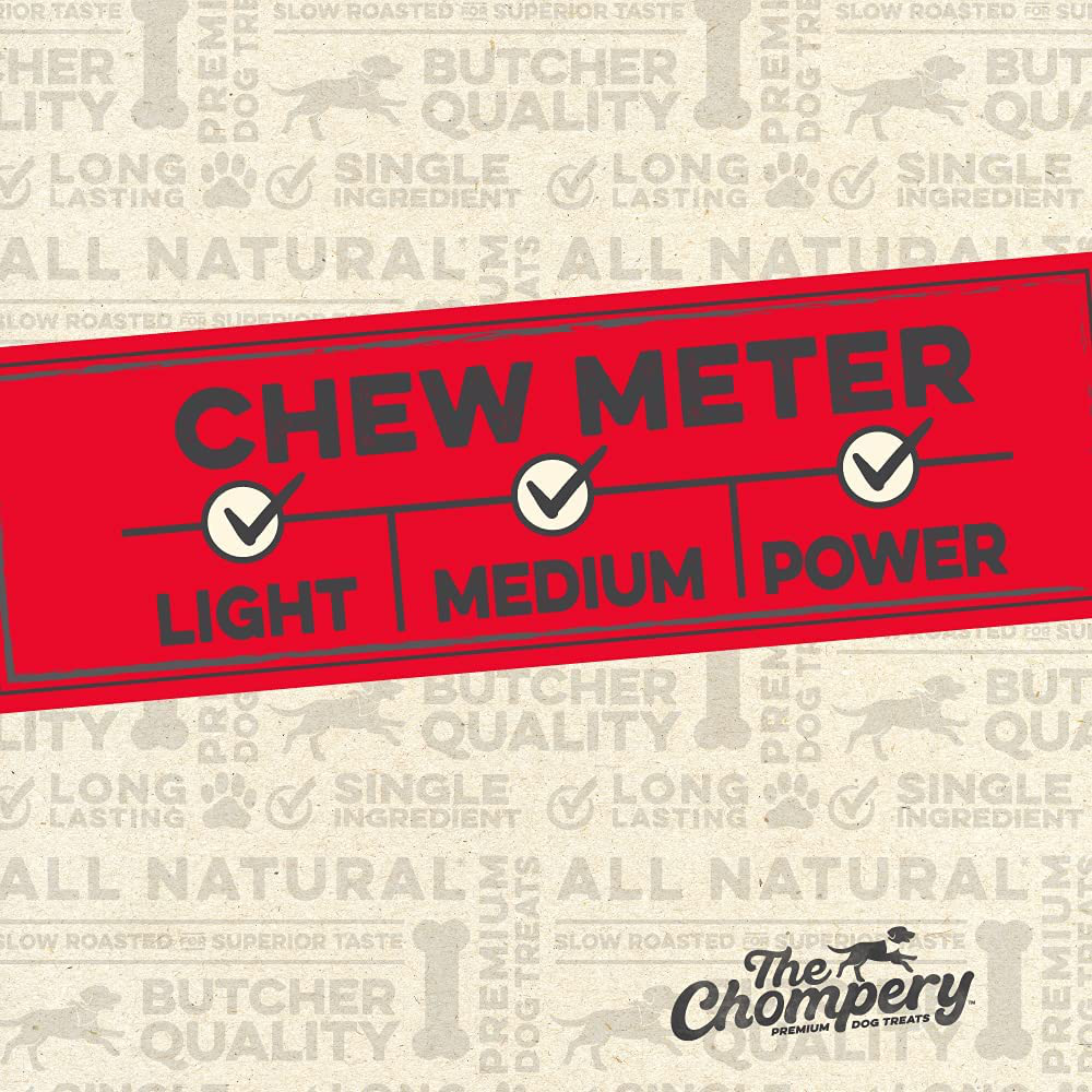 The Chompery - Premium Quality Bones, Treats and Chews for Your Dog - Delicious Single Ingredient Beef Knee Bones, Bully Sticks, Beef Windpipes, Pig Ears and Pork Bones for Small, Medium and Large Breeds and Power Chewers Animals & Pet Supplies > Pet Supplies > Bird Supplies > Bird Treats The Chompery   