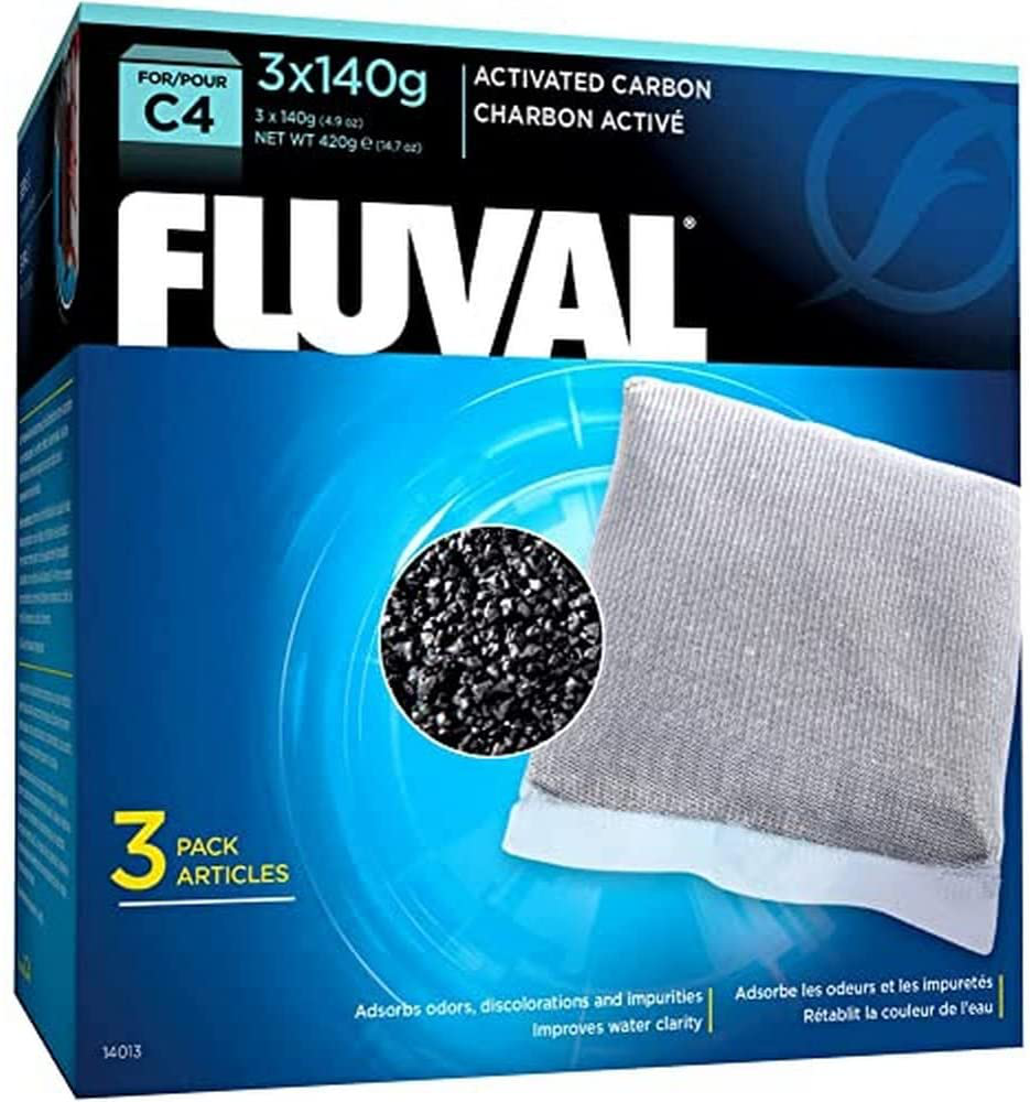 Fluval C4 Poly Foam Pad - 3-Pack Animals & Pet Supplies > Pet Supplies > Fish Supplies > Aquarium Filters Fluval Activated Carbon  