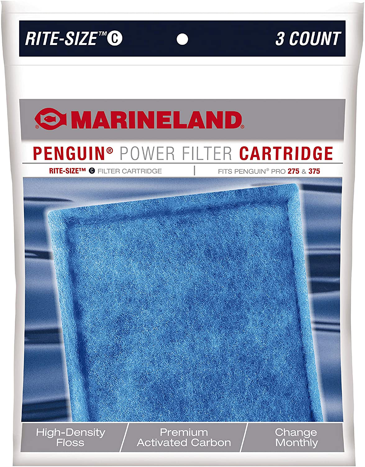 Marineland Penguin Power Filter Rite-Size Cartridge Animals & Pet Supplies > Pet Supplies > Fish Supplies > Aquarium Filters MarineLand Size C 1-Count 