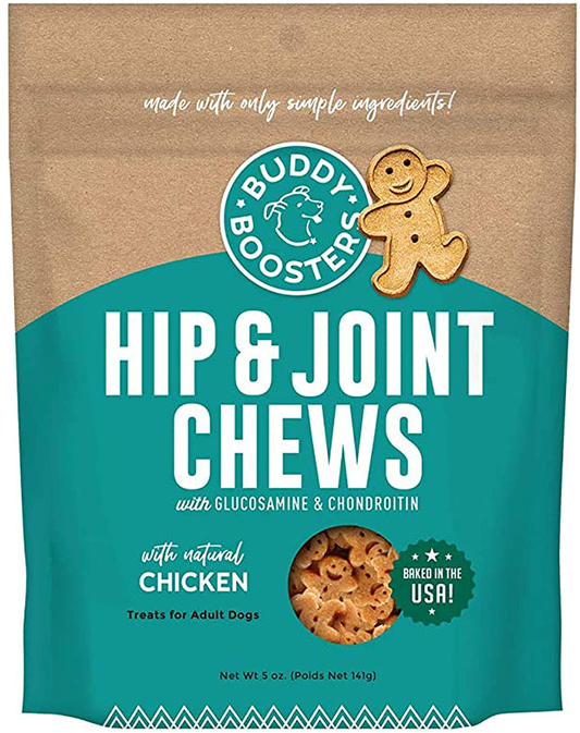 Buddy Biscuits, Soft & Chewy Treats for Dogs with Glucosamine & Chondroitin for Healthy Hips