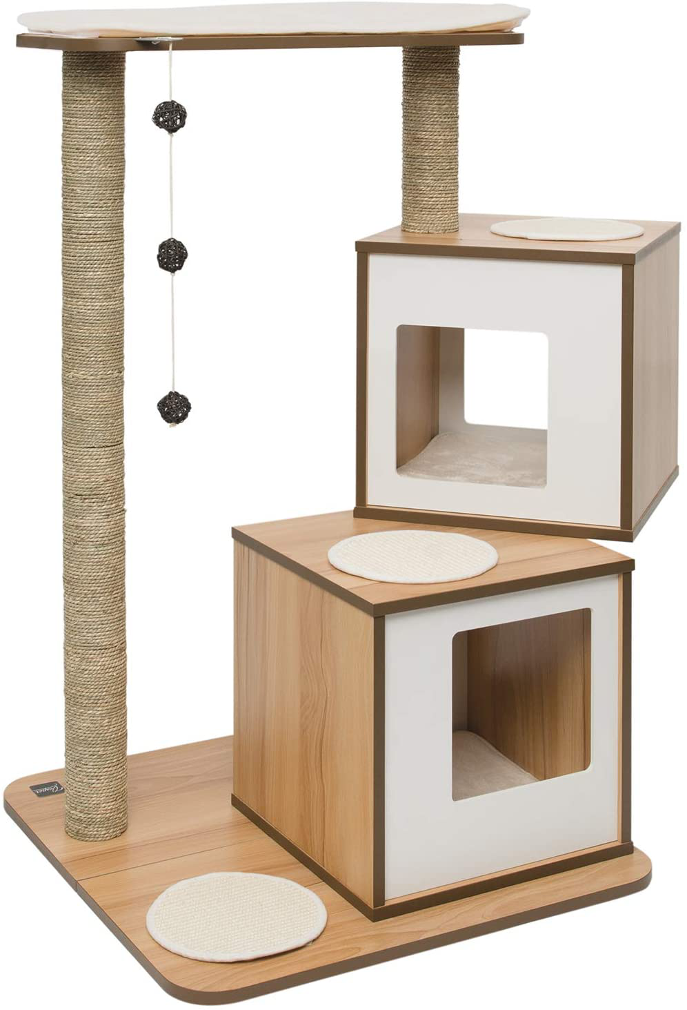 Vesper Cat Furniture, Cat Trees Animals & Pet Supplies > Pet Supplies > Cat Supplies > Cat Furniture VESPER Walnut Double 