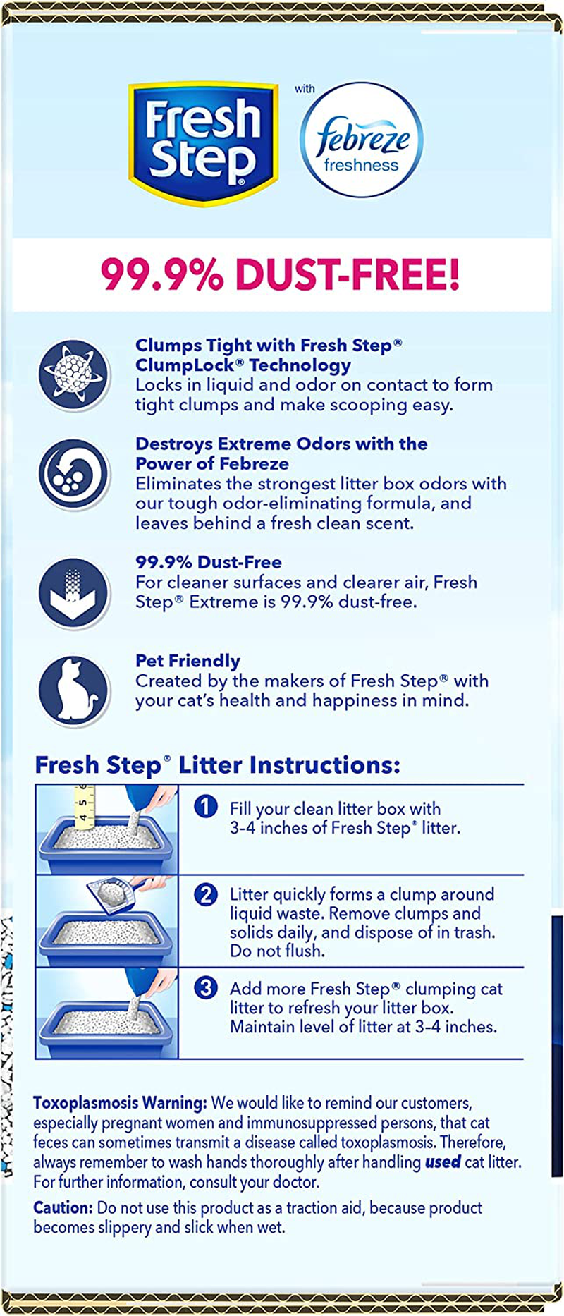 Fresh Step Lightweight Clumping Cat Litter - 15.4Lb Animals & Pet Supplies > Pet Supplies > Cat Supplies > Cat Litter Fresh Step   