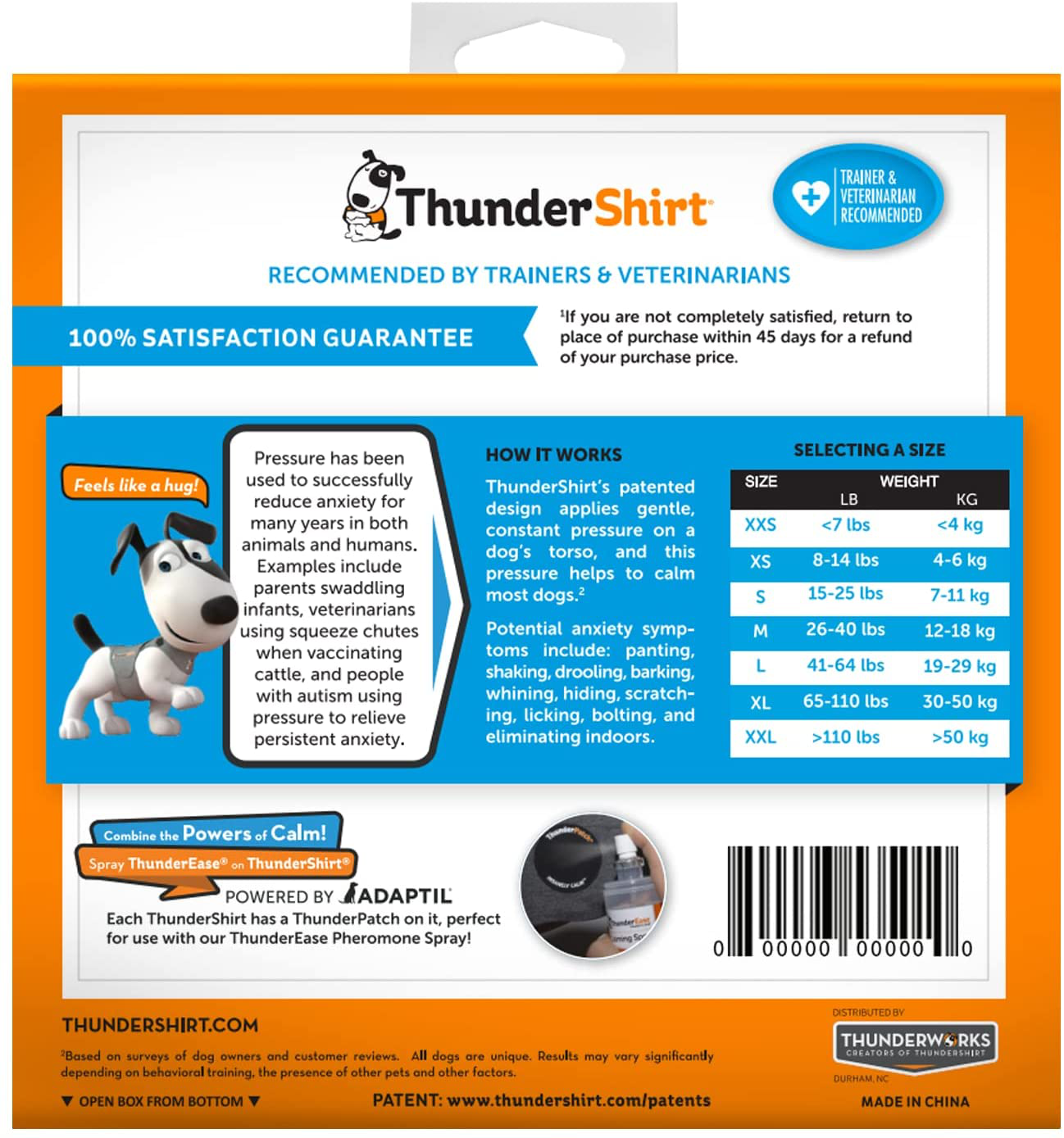 Thundershirt Classic Dog Anxiety Jacket Animals & Pet Supplies > Pet Supplies > Dog Supplies > Dog Houses Central Garden & Pet   