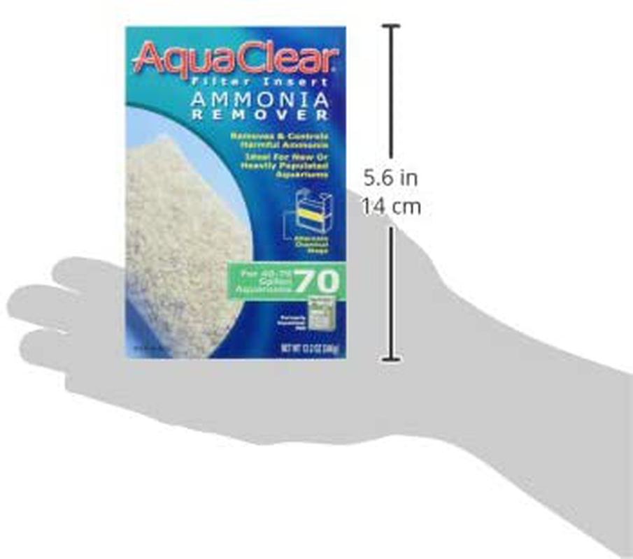 Aquaclear 70 Ammonia Remover Inserts, Aquarium Filter Replacement Media, A616, White, 70-Gallon Animals & Pet Supplies > Pet Supplies > Fish Supplies > Aquarium Filters Aqua Clear   