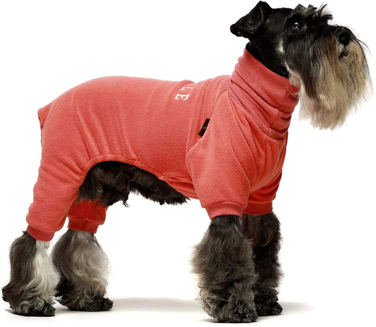 Fitwarm Embroidery Dog Clothes Turtleneck Thermal Fleece Puppy Pajamas Doggie Outfits Cat Onesies Jumpsuits Animals & Pet Supplies > Pet Supplies > Dog Supplies > Dog Apparel Fitwarm   