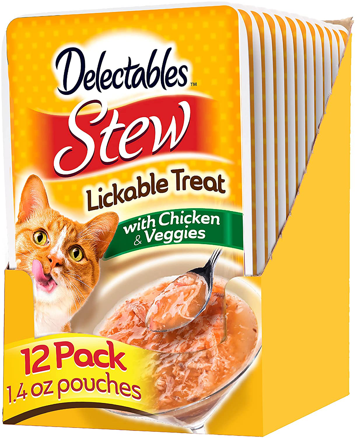 Hartz Delectables Stew Lickable Wet Cat Treats for Adult Senior