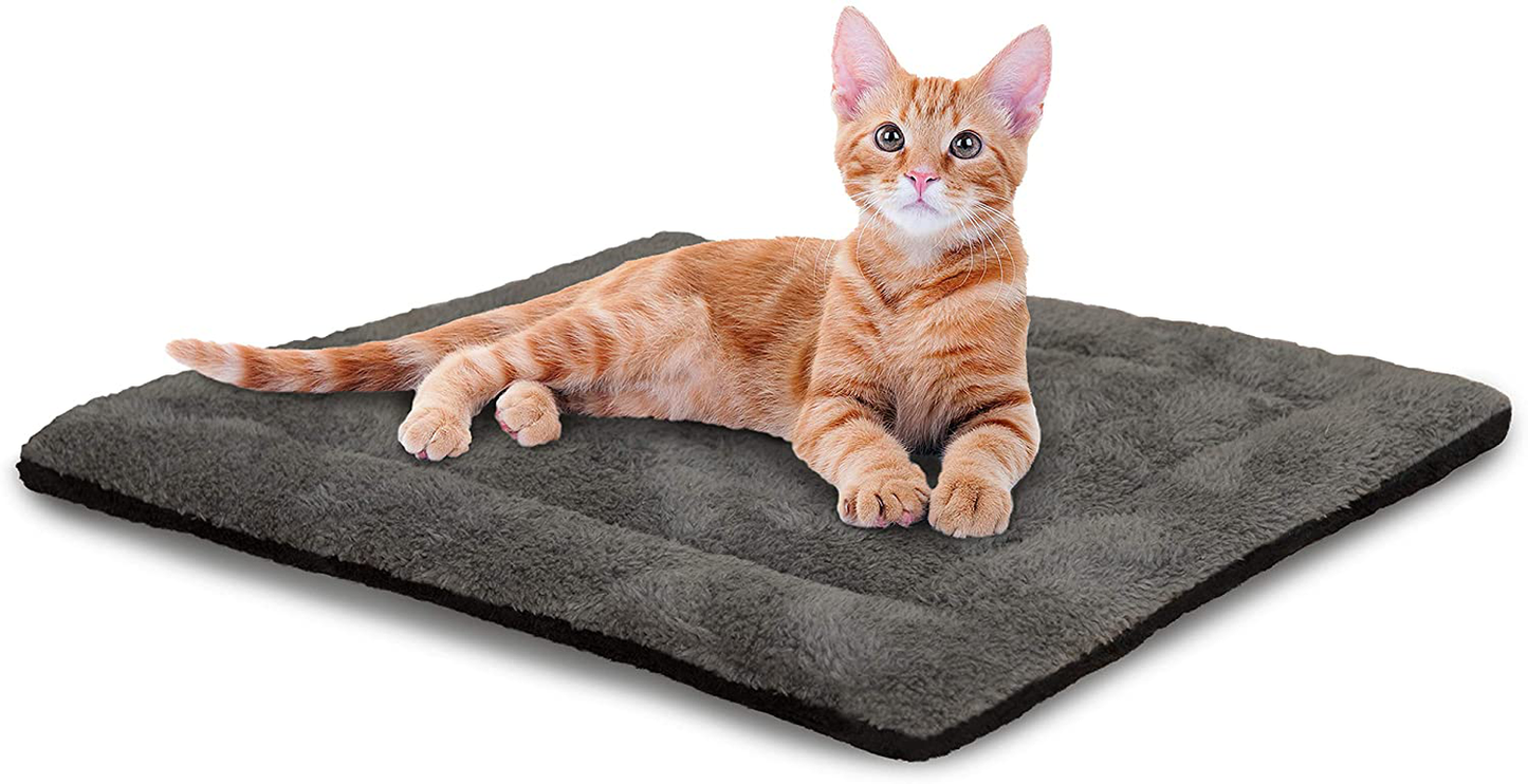 K&H Pet Products Self-Warming Pet Pad - Thermal Cat and Dog Warming Bed Mat Animals & Pet Supplies > Pet Supplies > Cat Supplies > Cat Beds K&H PET PRODUCTS Gray/Black Retail Package 