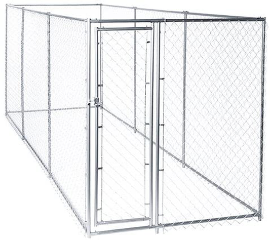 Lucky Dog Chain Link Boxed Kennel Animals & Pet Supplies > Pet Supplies > Dog Supplies > Dog Kennels & Runs Lucky Dog 6 x 5 x 15'/10 x 10 Inch  