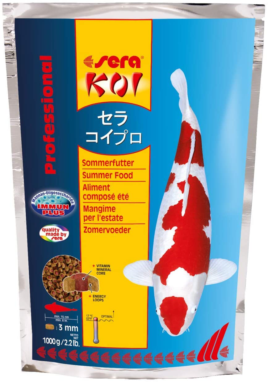 Sera Koi Professional Summer Pet Food, 2.2 Pound Bag Animals & Pet Supplies > Pet Supplies > Reptile & Amphibian Supplies > Reptile & Amphibian Food Sera   