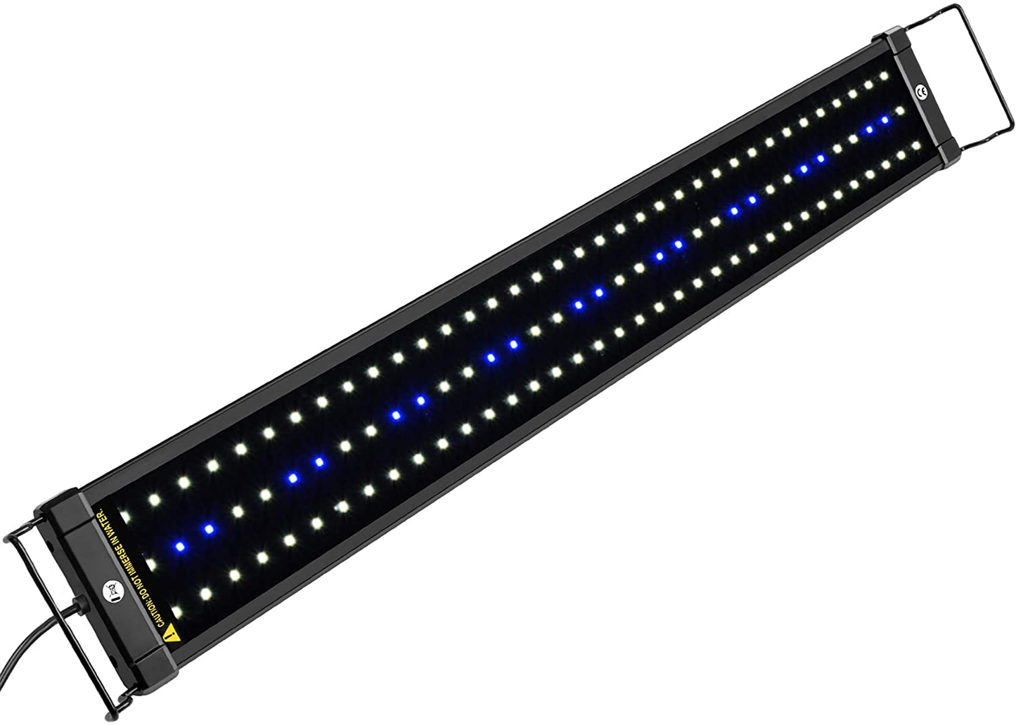 NICREW Classicled Aquarium Light, Fish Tank Light with Extendable Brackets, White and Blue Leds Animals & Pet Supplies > Pet Supplies > Fish Supplies > Aquarium Lighting NICREW 30 -36 in  