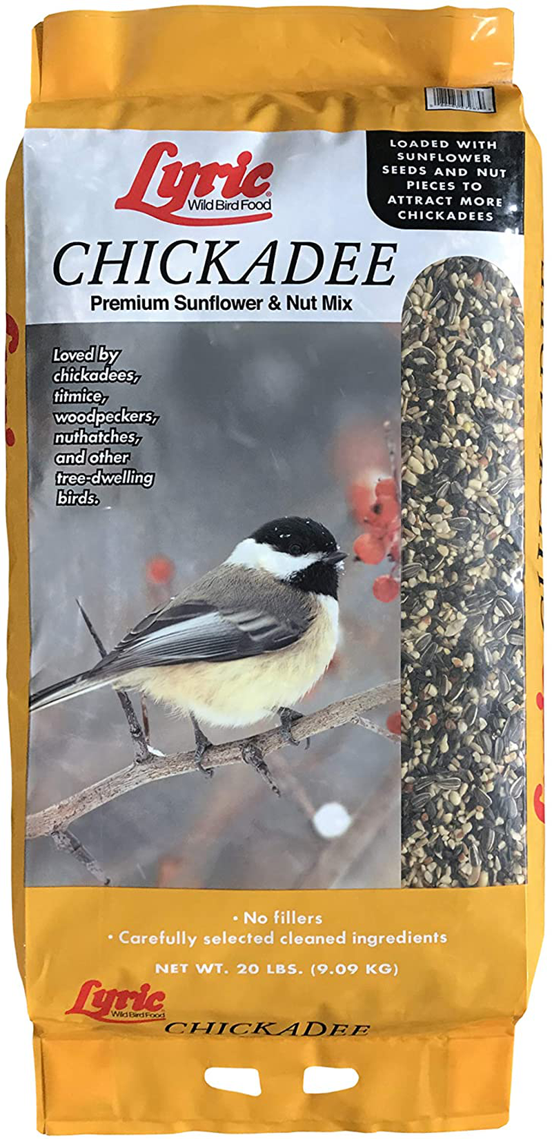 Lyric 2647416 Chickadee Wild Bird Mix, 20 Lb Animals & Pet Supplies > Pet Supplies > Bird Supplies > Bird Food Lyric 20 lb  