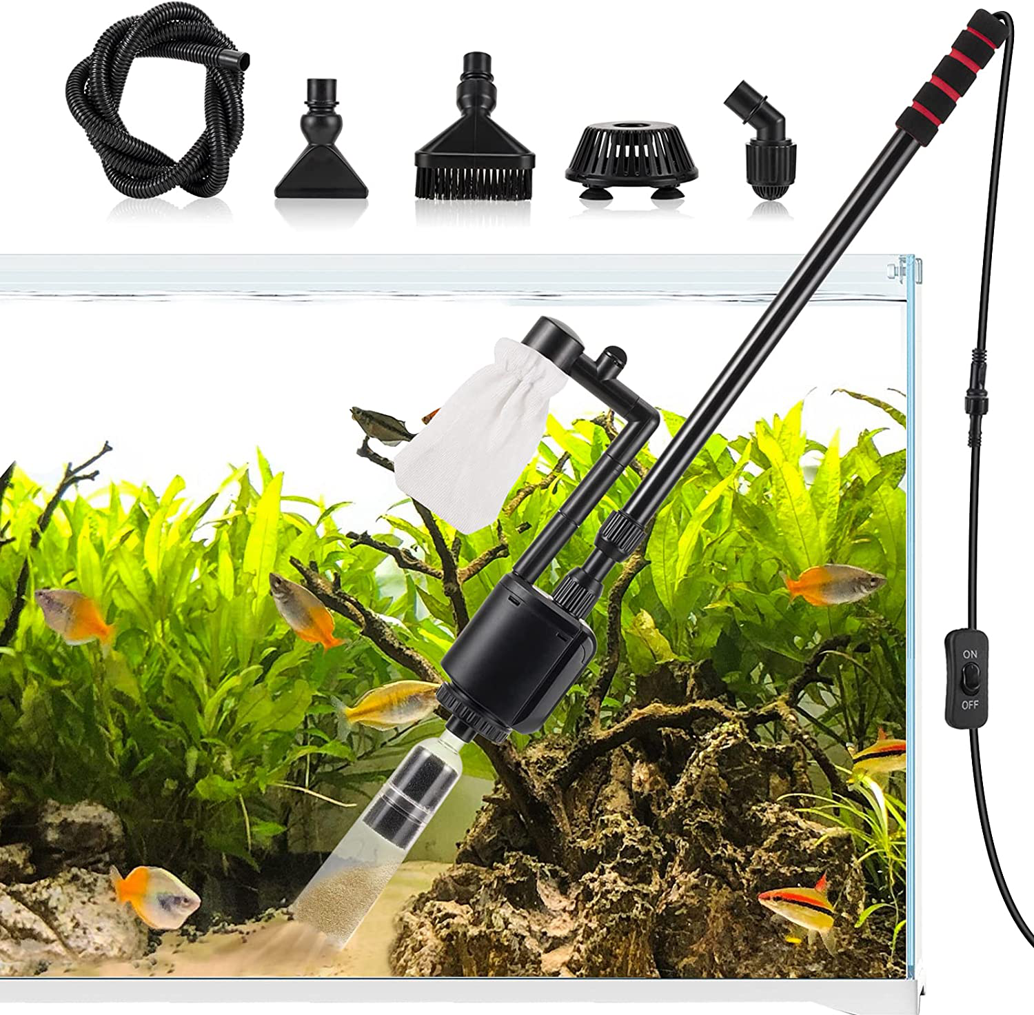 Electric fish tank sales cleaner