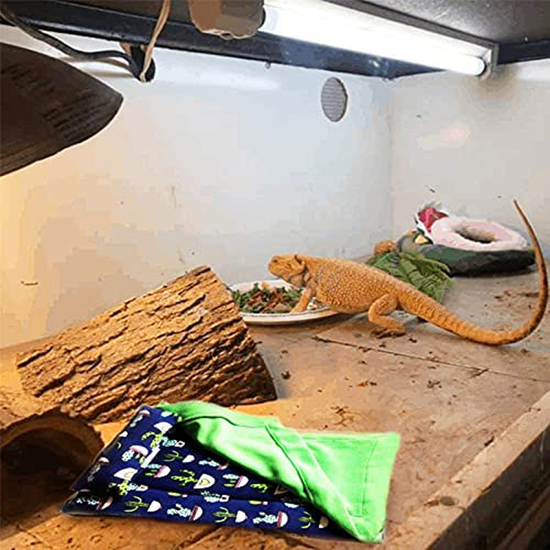 Reptile Sleeping Bag, Bearded Dragon Accessories, Bearded Dragon Bed with Pillow and Blanket, Lizard Hideout Habitat with Soft Warm Small Animal Sleep Bag Set Animals & Pet Supplies > Pet Supplies > Small Animal Supplies > Small Animal Habitat Accessories Unknown   