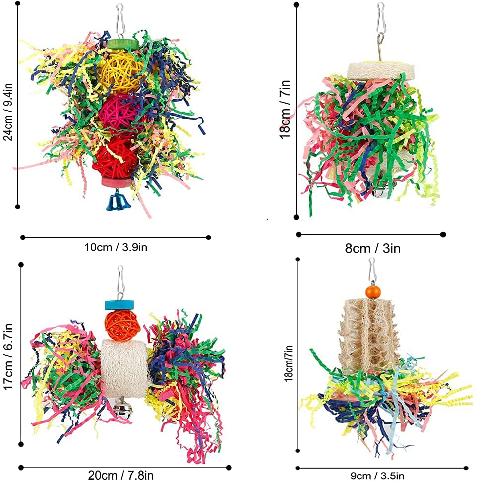 Bird Chewing Toys Parrot Natural PineCones and Wood Foraging Toys，Pet Bird  Birdcages Hanging Tearing Toys for Parakeet Cockatiel Conure African Grey  Lovebirds Budgies Cockatoos (S: Length=16cm/6.3) price in Saudi Arabia