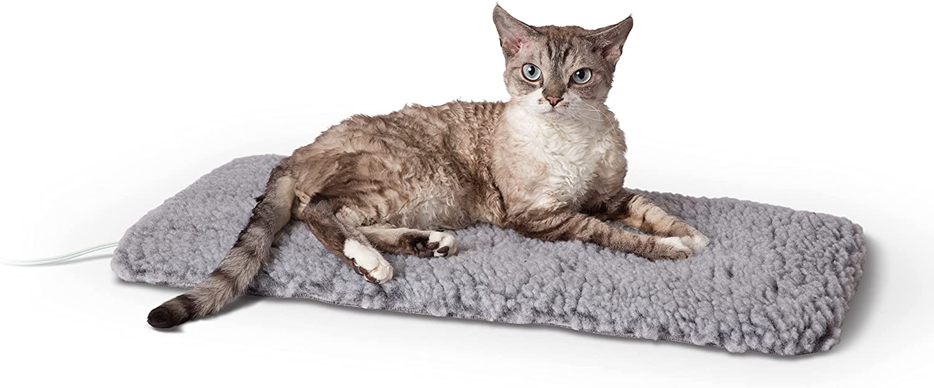 K&H Pet Products Thermo-Plush Pad Indoor Heated Pet Bed for Dogs & Cats Animals & Pet Supplies > Pet Supplies > Dog Supplies > Dog Beds K&H PET PRODUCTS Small (12.5" x 25")  