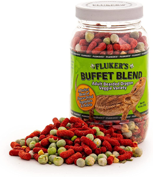 Fluker'S Buffet Blend Adult Bearded Dragon Veggie Variety Diet Animals & Pet Supplies > Pet Supplies > Reptile & Amphibian Supplies > Reptile & Amphibian Food Flukers   