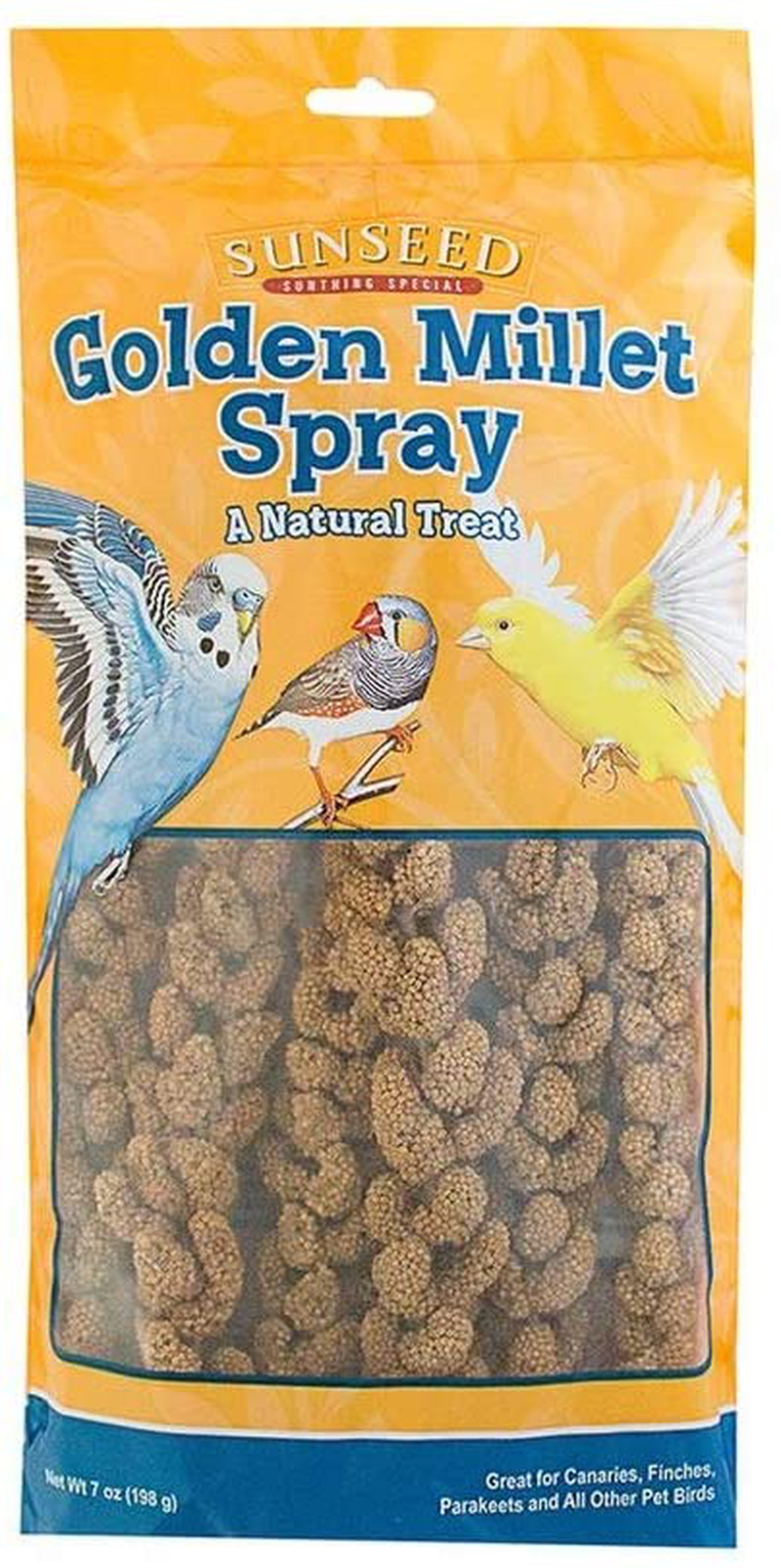 Sun Seed Company Millet Spray Treats, 4-Ounces Each Animals & Pet Supplies > Pet Supplies > Bird Supplies > Bird Treats Sun Seed   