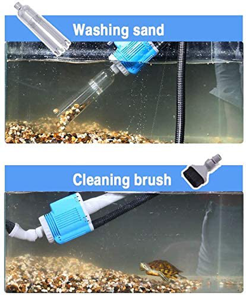 UPETTOOLS Aquarium Gravel Cleaner - Electric Automatic Removable Vacuum Water Changer Sand Algae Cleaner Filter Changer 110V/28W Animals & Pet Supplies > Pet Supplies > Fish Supplies > Aquarium Cleaning Supplies UPETTOOLS   