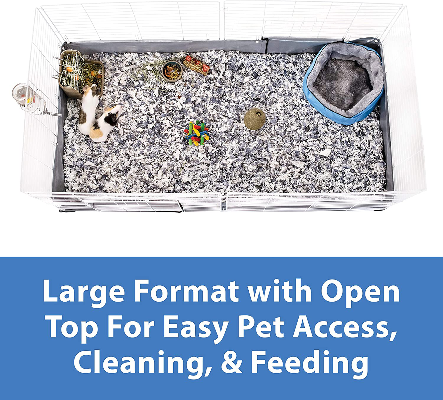 Kaytee Open Living Guinea Pig or Rabbit Habitat Animals & Pet Supplies > Pet Supplies > Small Animal Supplies > Small Animal Habitats & Cages Kaytee   