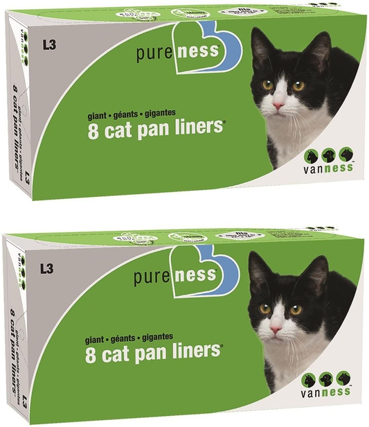 Van Ness Giant Cat Pan Liners, 8-Count per Pack Animals & Pet Supplies > Pet Supplies > Cat Supplies > Cat Litter Box Liners Van Ness   
