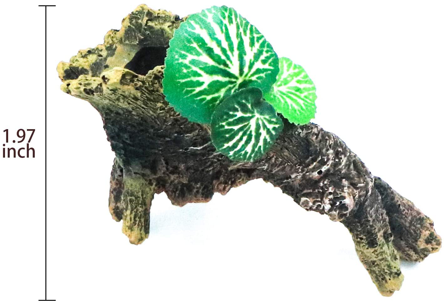 HRRIVE Aquarium Tree Stump Hollow Rocks for Fish Tank Decoration, Reptile Climbing Tree Stump Snake Hides for Terrarium Habitat Decor Animals & Pet Supplies > Pet Supplies > Reptile & Amphibian Supplies > Reptile & Amphibian Habitat Accessories HRRIVE   