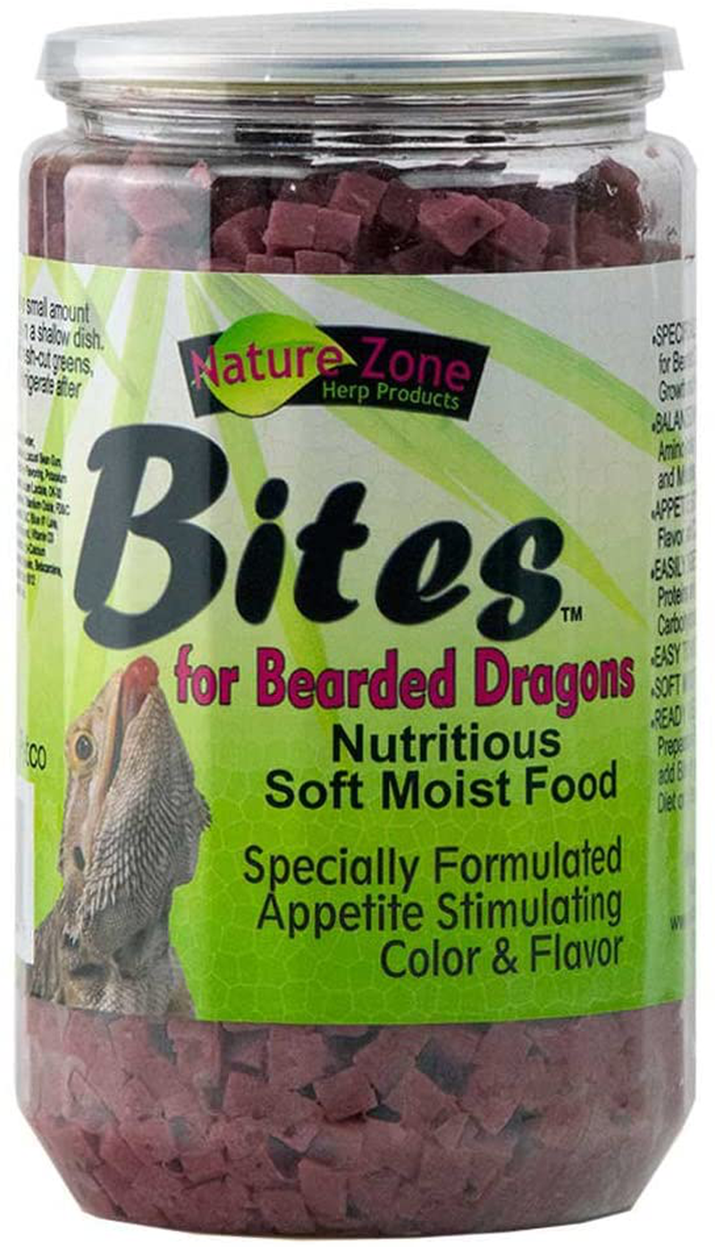 Nature Zone Bites for Bearded Dragons, Soft Moist Food, 24-Ounce Animals & Pet Supplies > Pet Supplies > Reptile & Amphibian Supplies > Reptile & Amphibian Food Nature Zone   