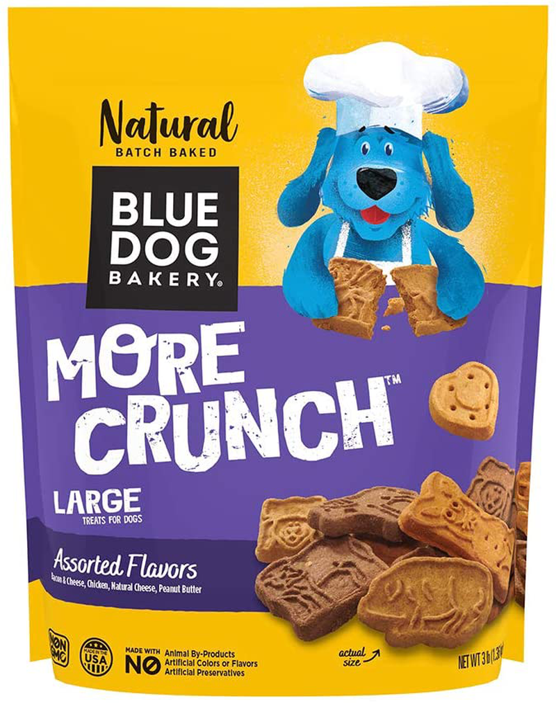 Blue Dog Bakery Natural Dog Treats, Assorted, More Flavors Animals & Pet Supplies > Pet Supplies > Dog Supplies > Dog Treats Blue Dog Bakery 3 lb. (Pack of 1)  