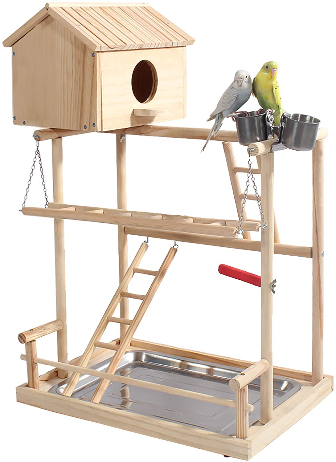 Rockever Parrot Play Stand Bird Playground Cockatiel Gym Animals & Pet Supplies > Pet Supplies > Bird Supplies > Bird Gyms & Playstands Rockever   