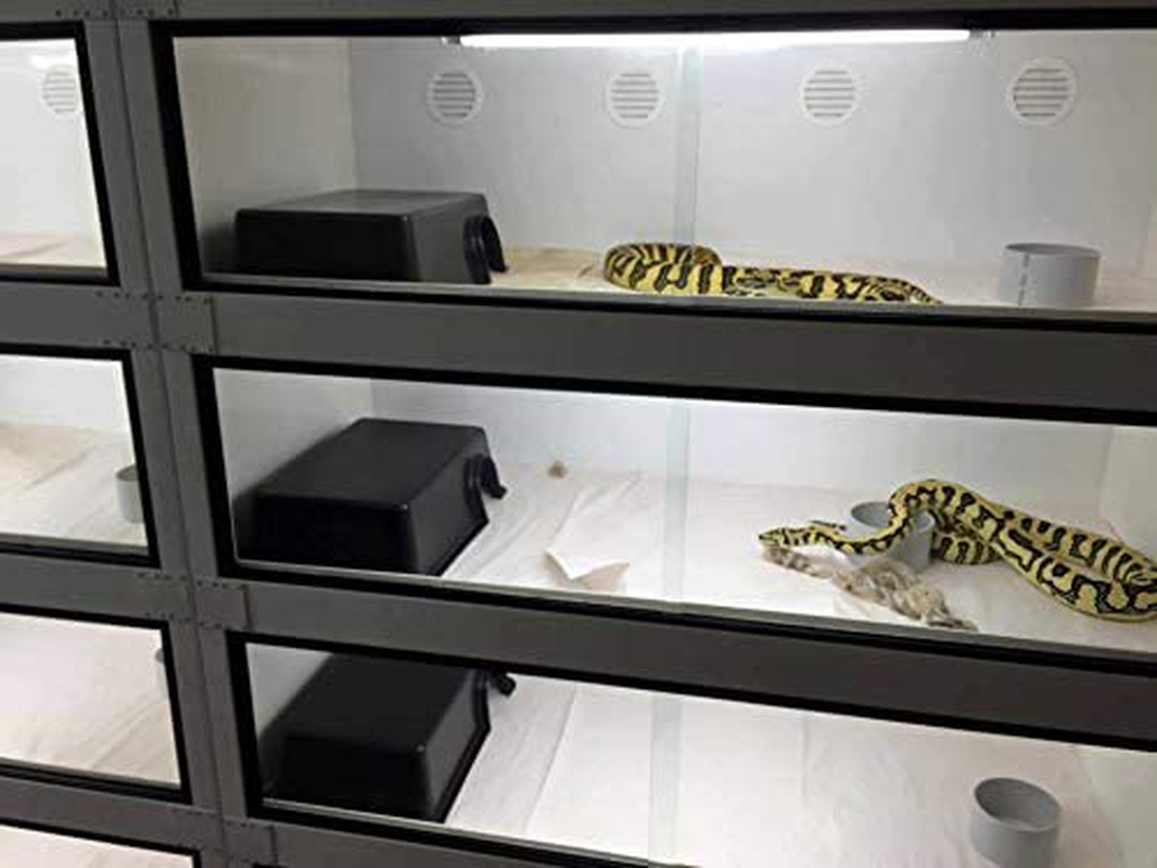 Leoterra Large Snake Hide Large Reptile Hide Box Reptile Caves Reptile Terrarium Hide Snake Cage Box Snake Hide for Snake Lizards Leopard Gecko Use Durable Material Easy to Clean Large Size