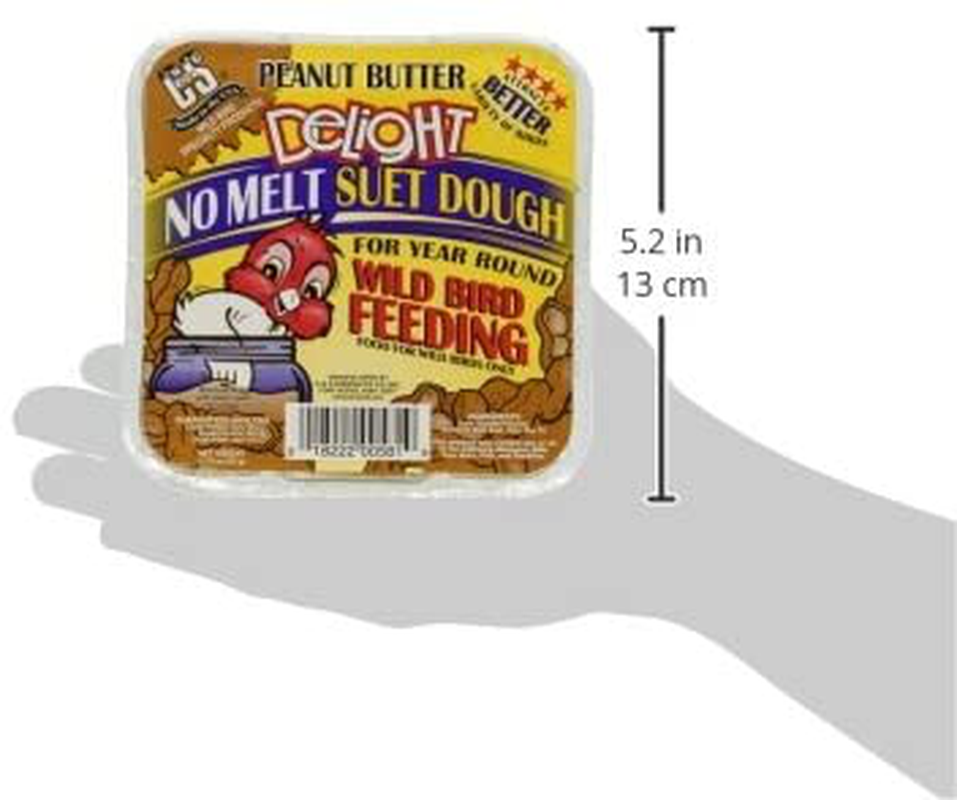 C&S No Melt Suet Dough Delights for Wild Birds, 12 Pack Animals & Pet Supplies > Pet Supplies > Bird Supplies > Bird Treats C&S   