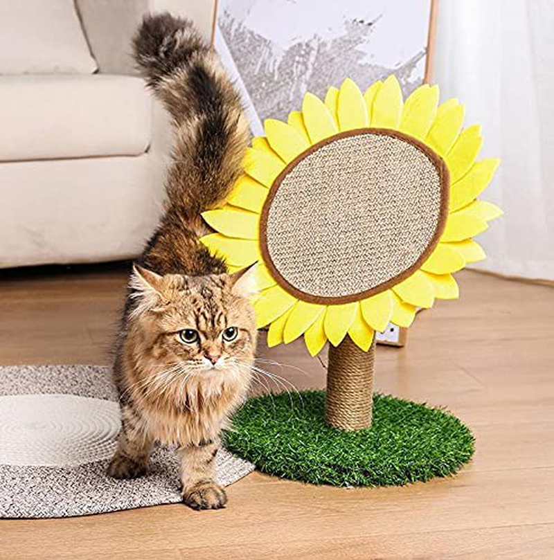 Lovely Caves Sunflower Cat Scratching Post Animals & Pet Supplies > Pet Supplies > Cat Supplies > Cat Furniture LOVELY CAVES   