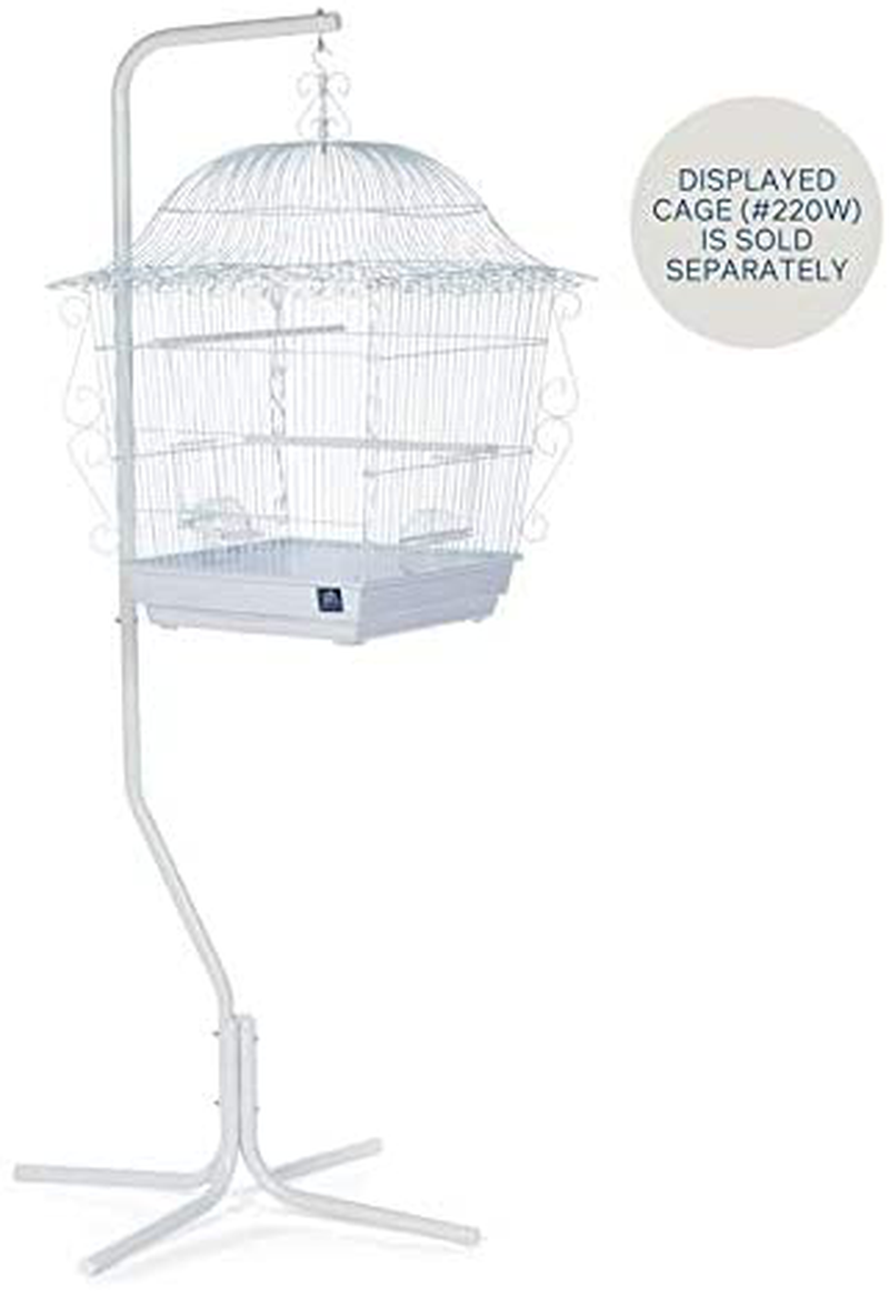 Prevue Pet Products Tubular Steel Hanging Bird Cage Stand 1781 White, 24-Inch by 24-Inch by 60-Inch Animals & Pet Supplies > Pet Supplies > Bird Supplies > Bird Cages & Stands Prevue Hendryx   