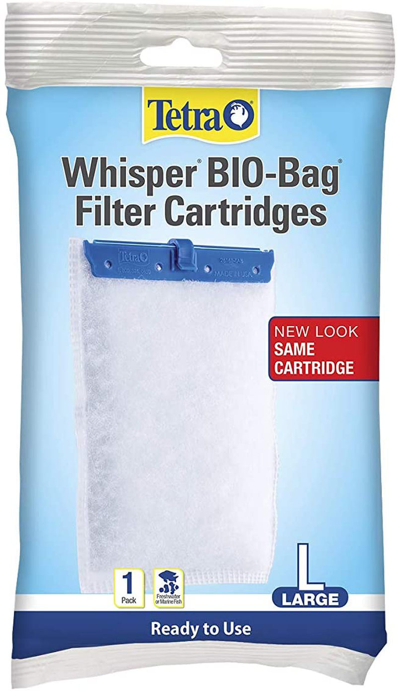 Tetra Whisper Bio-Bag Filter Cartridges for Aquariums - Ready to Use Animals & Pet Supplies > Pet Supplies > Fish Supplies > Aquarium Filters Tetra Large 1-Count 