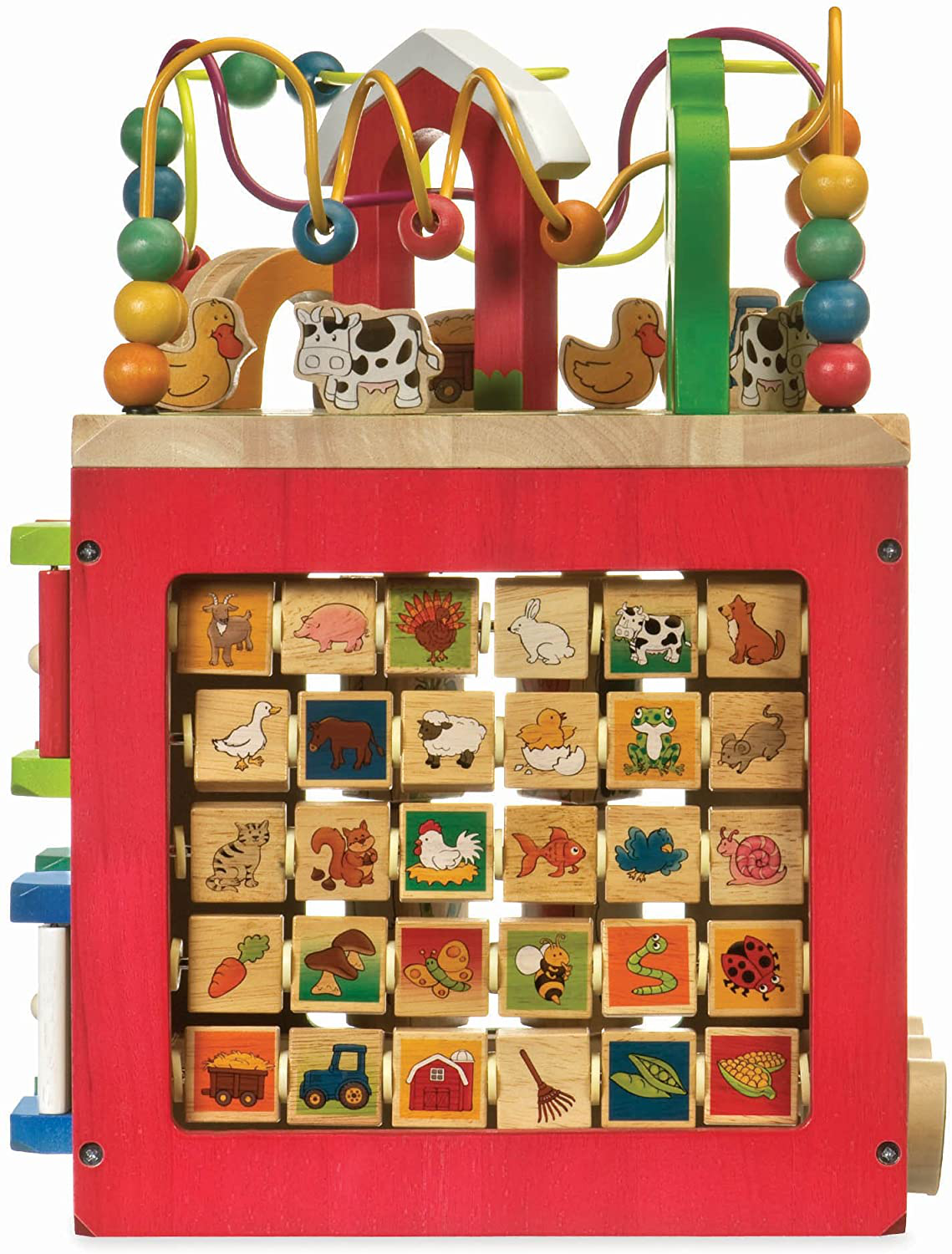 Battat – Wooden Activity Cube – Discover Farm Animals Activity Center for Kids 1 Year + Animals & Pet Supplies > Pet Supplies > Bird Supplies > Bird Gyms & Playstands Branford LTD   