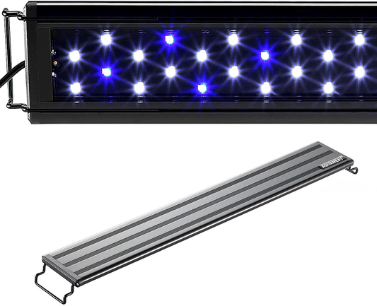 Aquaneat Aquarium Light White and Blue LED 12" 20" 24" 30" 36" 48" Fresh Water Fish Tank Light Animals & Pet Supplies > Pet Supplies > Fish Supplies > Aquarium Lighting AQUANEAT 30"-38"  