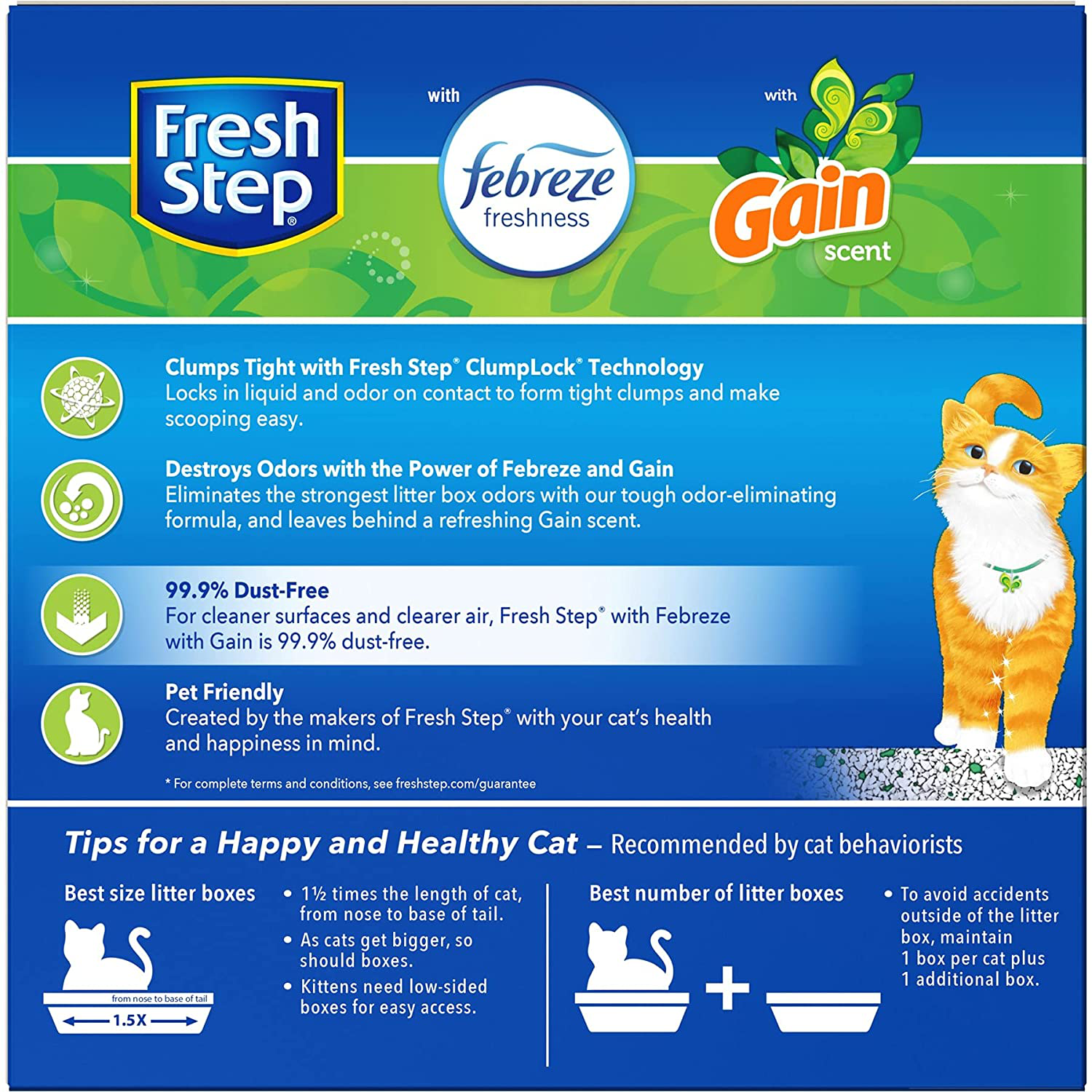 Fresh Step Cat Litter Clumping Cat Litter with the Power of