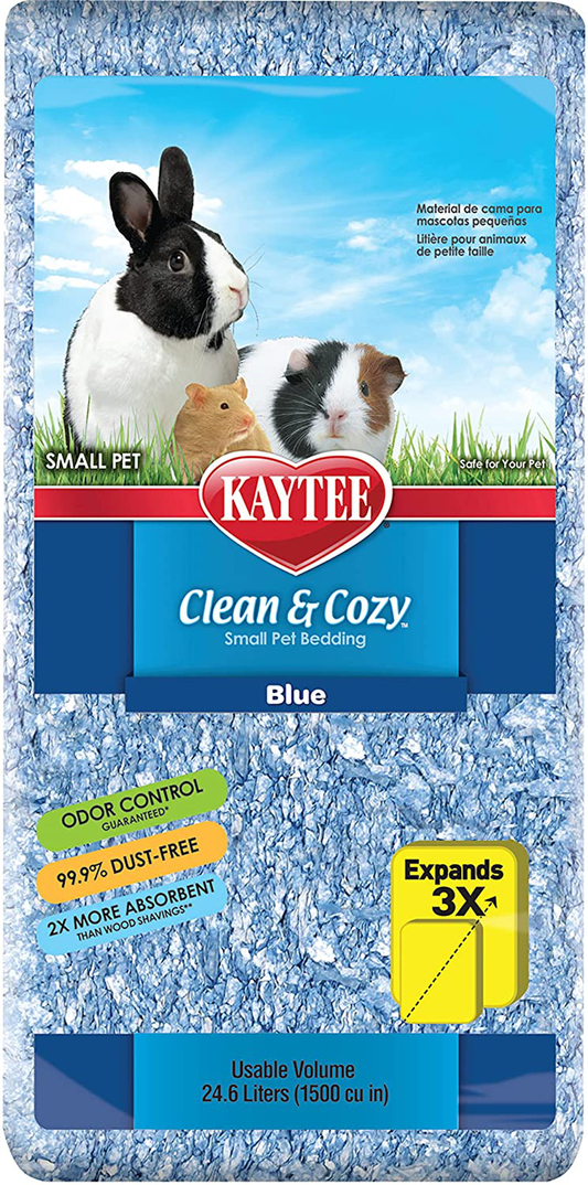 Kaytee Clean & Cozy Blue Small Animal Bedding Animals & Pet Supplies > Pet Supplies > Small Animal Supplies > Small Animal Bedding Kaytee   