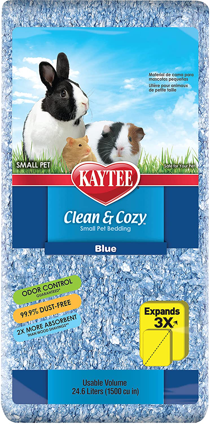 Kaytee Clean & Cozy Blue Small Animal Bedding
