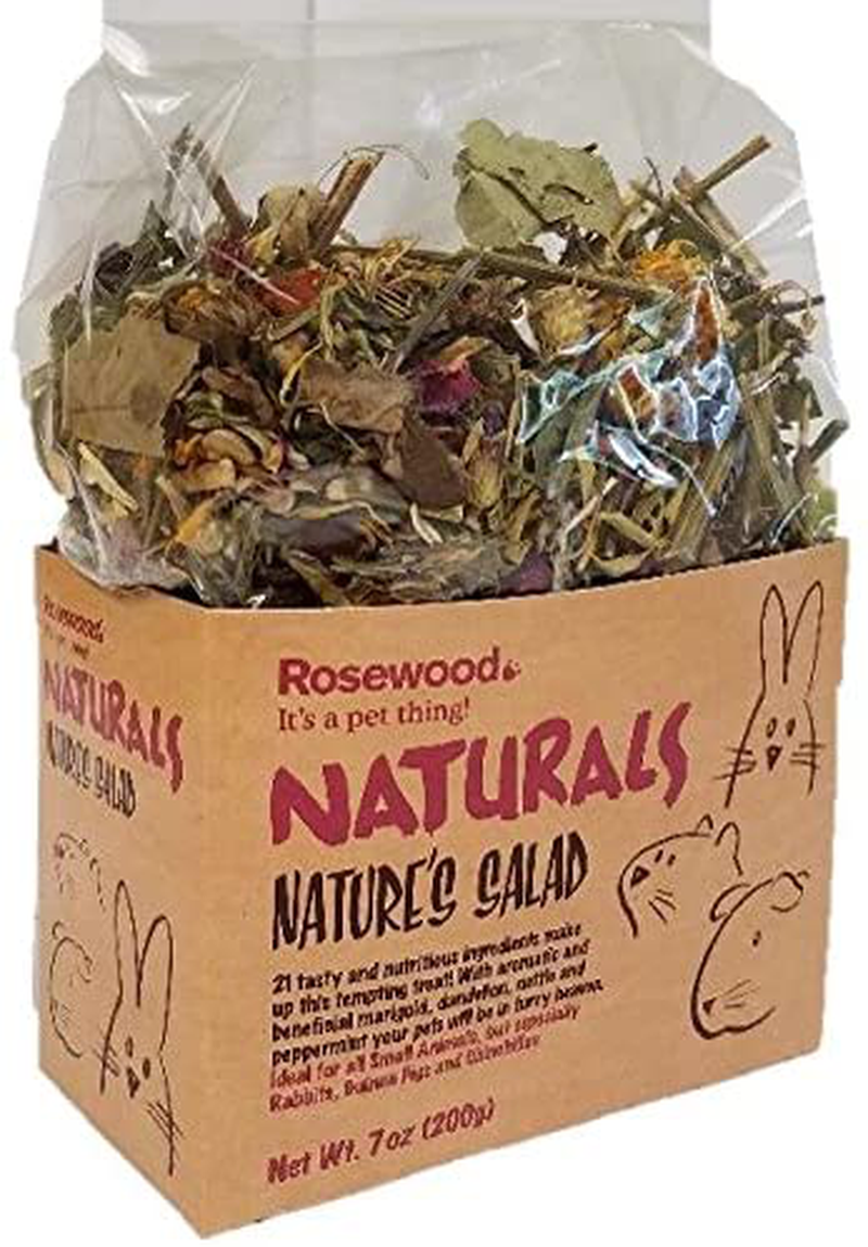 Rosewood Pet 1 Pouch Nature'S Salad Food for Small Animals, 200G Animals & Pet Supplies > Pet Supplies > Small Animal Supplies > Small Animal Treats Rosewood Pet   