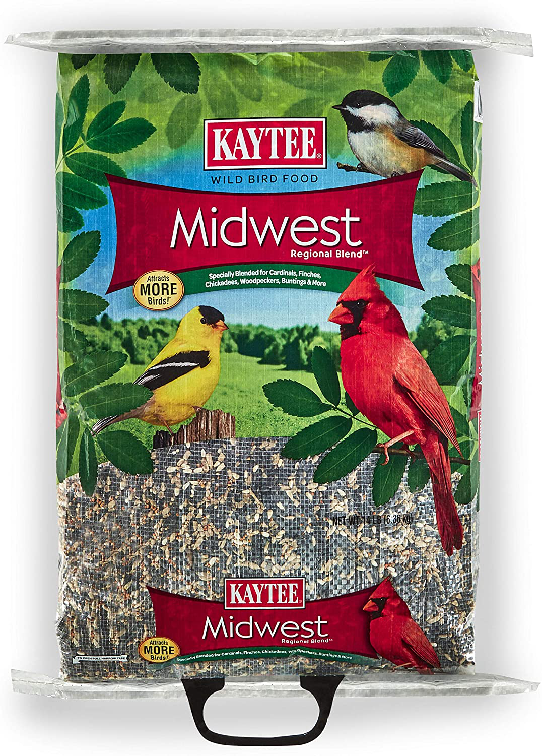 Kaytee Midwest Regional Wild Bird Blend, 7-Pound Bag Animals & Pet Supplies > Pet Supplies > Bird Supplies > Bird Food Kaytee 14 lb  