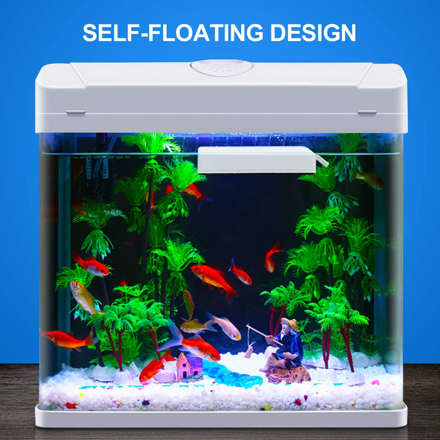 Podazz Powerful Magnetic Levitation Fish Tank Magnetic Brush with Algae Scraper, Brush Plate Can Be Automatically Floating Design, Aquarium Fish Tank Cleaning Brush(With Two Kinds of Blades Animals & Pet Supplies > Pet Supplies > Fish Supplies > Aquarium Cleaning Supplies Podazz   