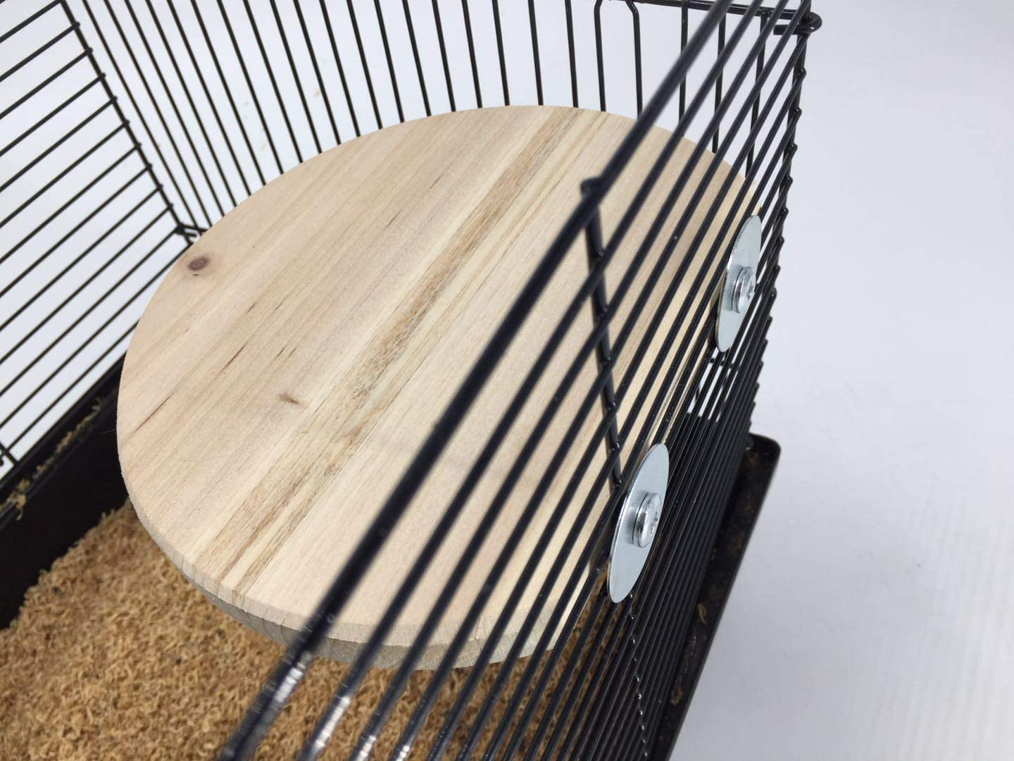 MINORPET Wood Perch Platform Stand for Small Animals Pet Cage Accessories Bird Parrot African Grey Parakeet Conure Cockatiel Budgie Gerbil Rat Mouse Chinchilla Hamster Exercise Toy Animals & Pet Supplies > Pet Supplies > Bird Supplies > Bird Gyms & Playstands MINORPET   