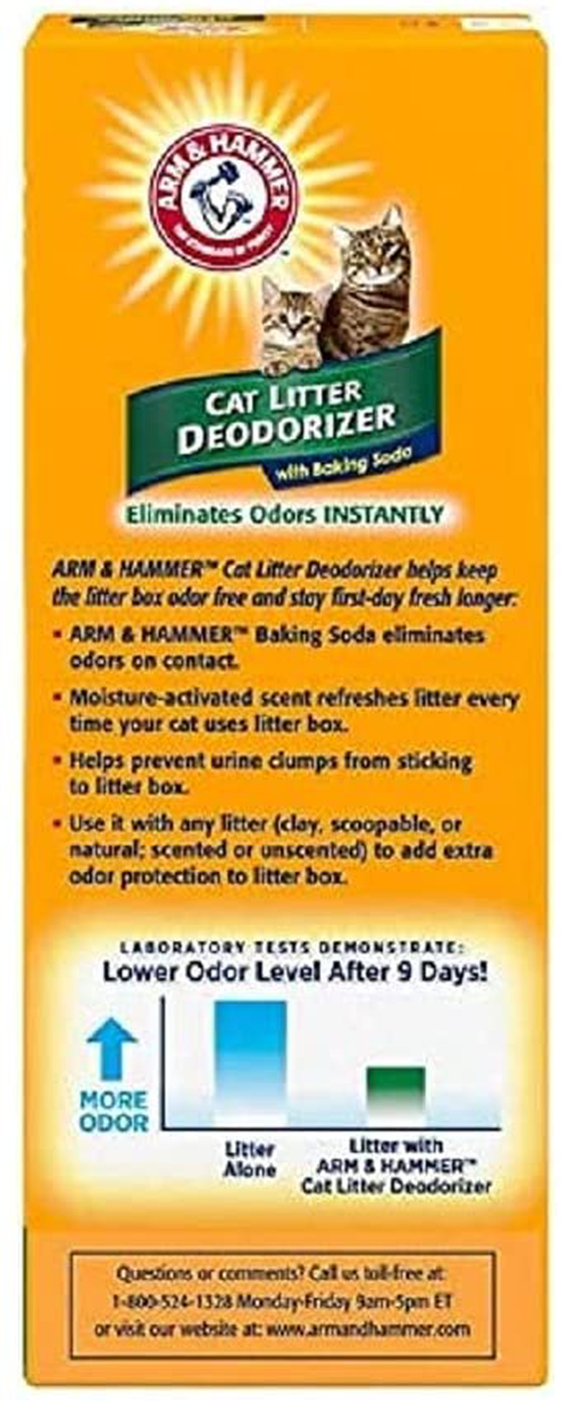 Arm & Hammer Cat Litter Deodorizer 20 Oz (Pack of 4)