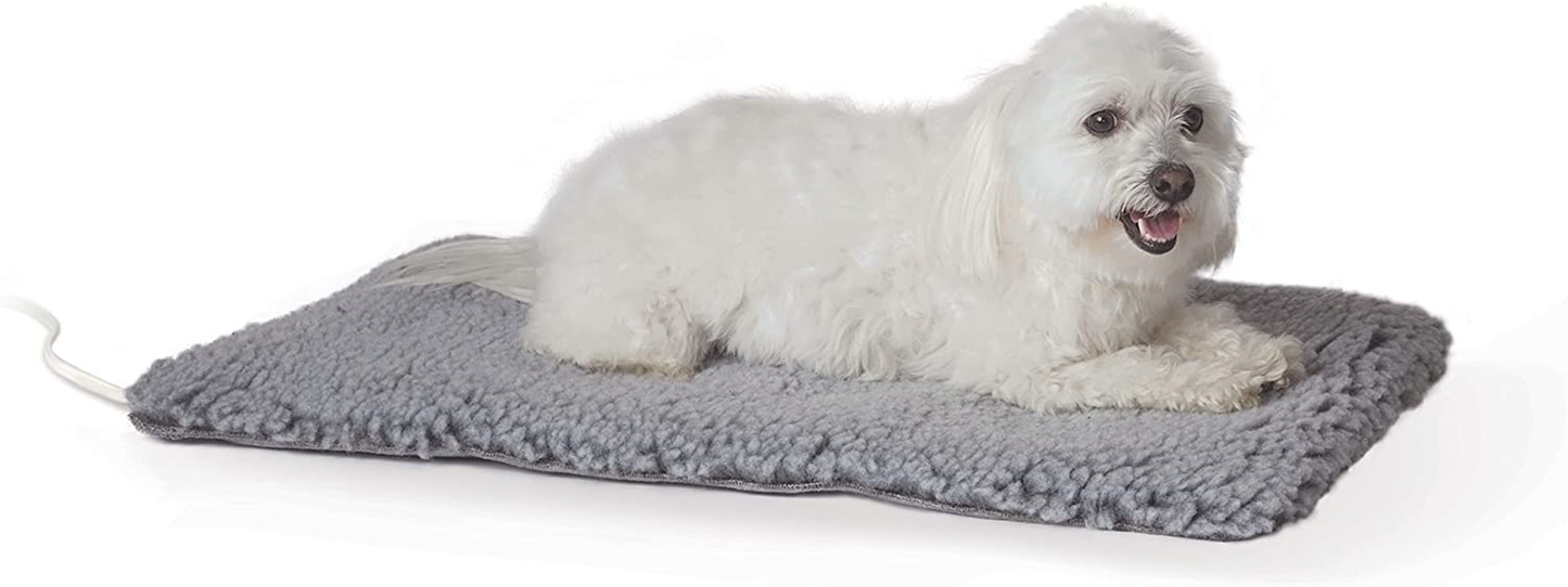 K&H Pet Products Thermo-Plush Pad Indoor Heated Pet Bed for Dogs & Cats Animals & Pet Supplies > Pet Supplies > Dog Supplies > Dog Beds K&H PET PRODUCTS Medium 17.5 X 28 Inches  